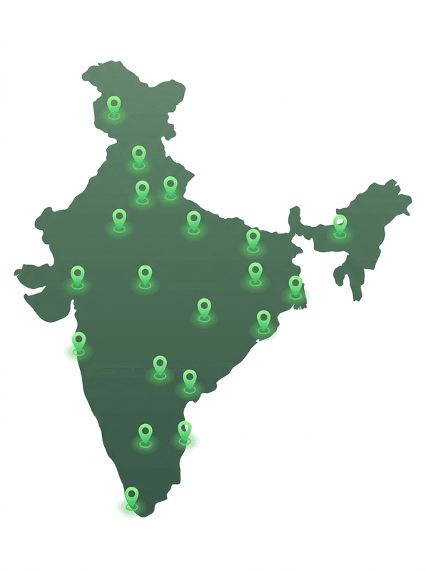 RMG branch locations across India